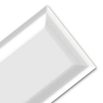 3x6 Strata White Ice Reverse Beveled Glossy Ceramic Wall Tile 3x6 Strata White Ice Reverse Beveled Glossy Ceramic Wall Tile - American Tile Depot
