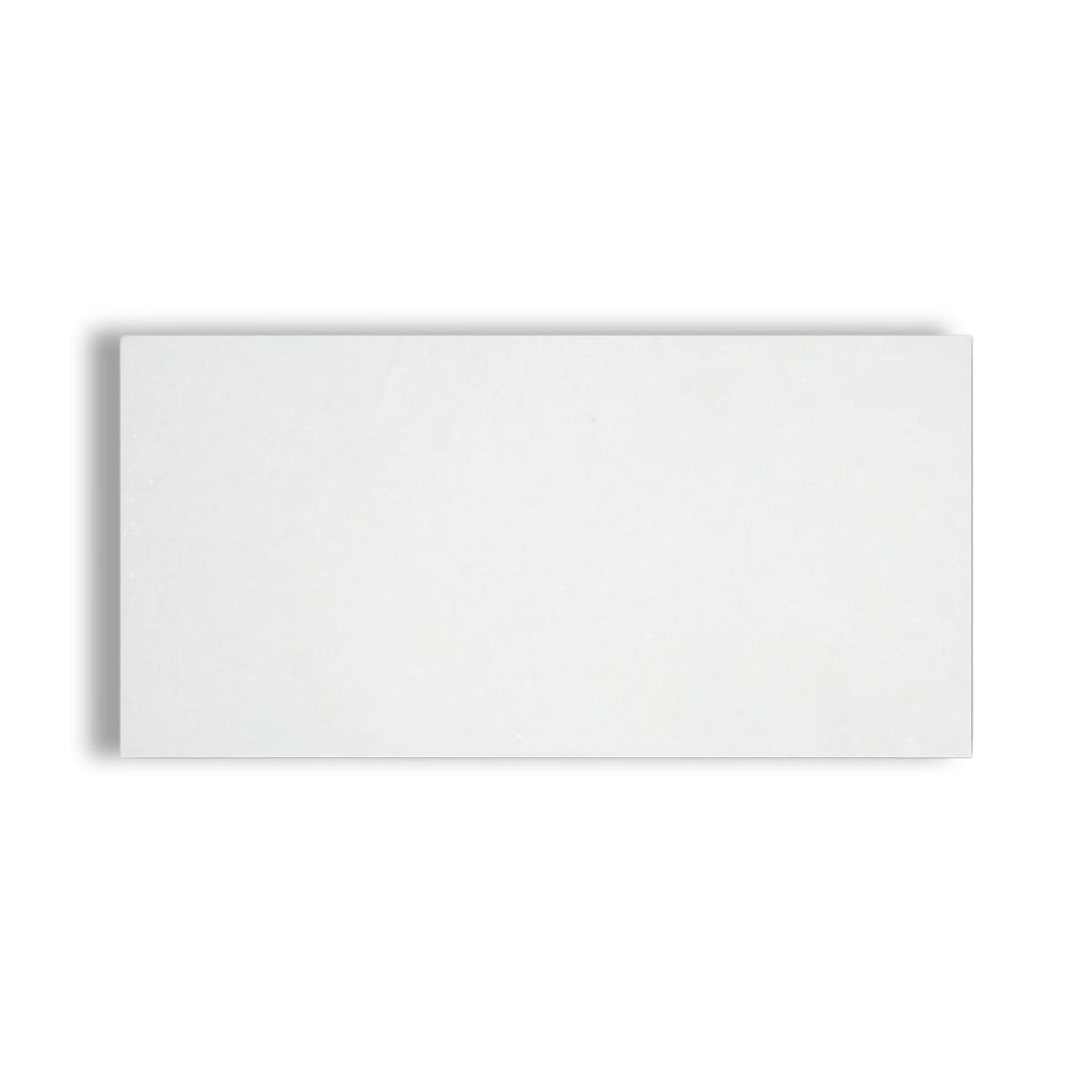 3x6 Thassos White Marble Honed Tile - American Tile Depot