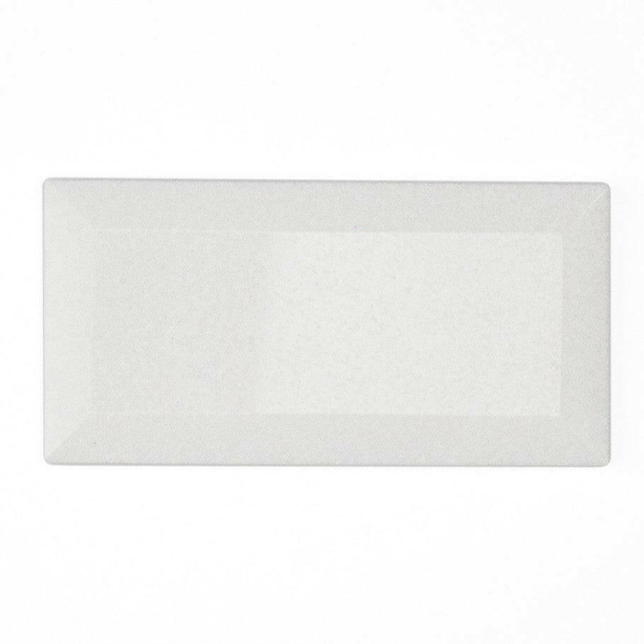 3x6 Thassos White Marble Polished & Beveled Tile - American Tile Depot