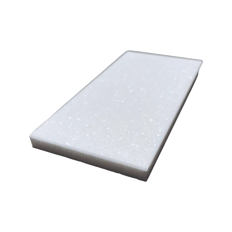 3x6 Thassos White Marble Polished Tile - American Tile Depot