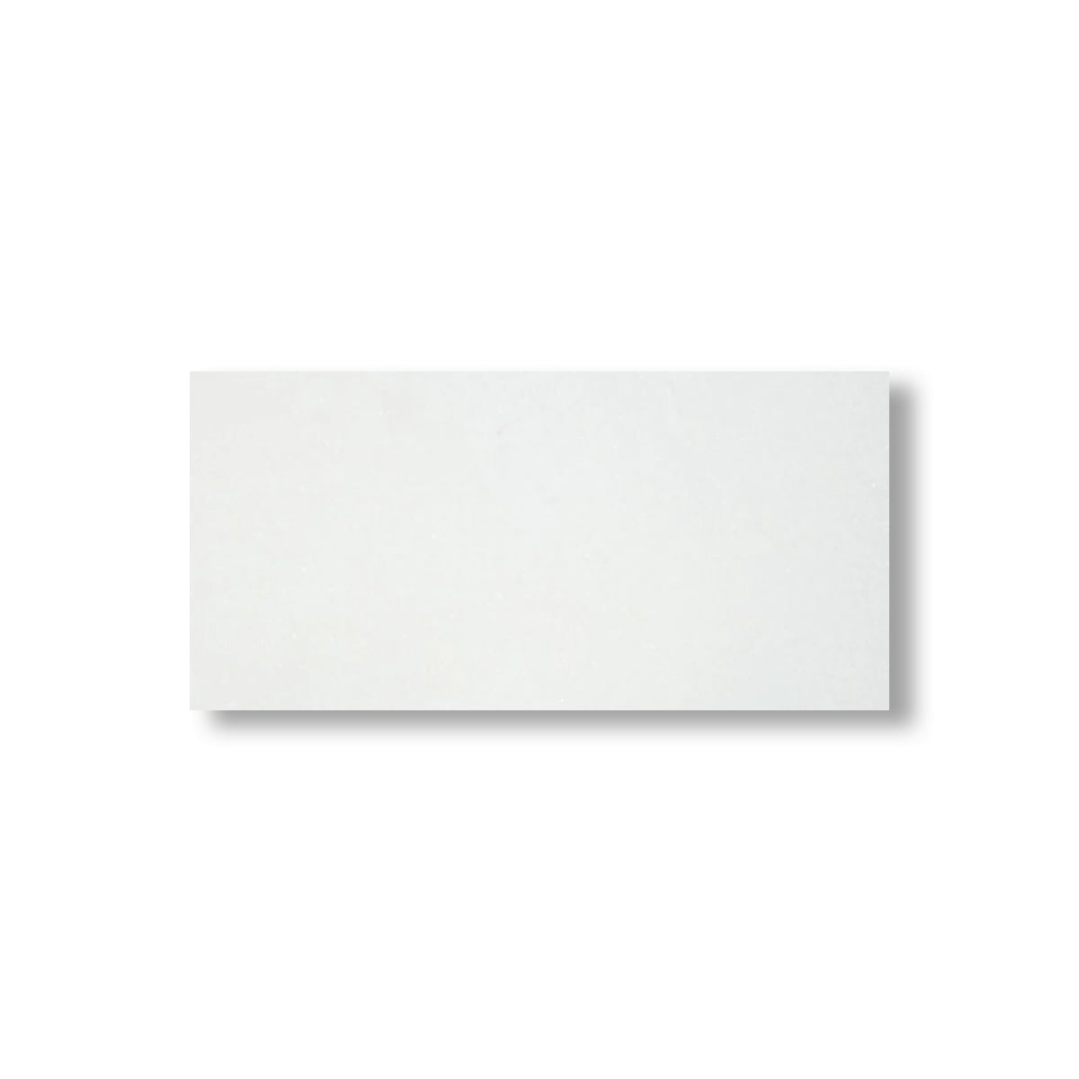 3x6 Thassos White Marble Polished Tile - American Tile Depot
