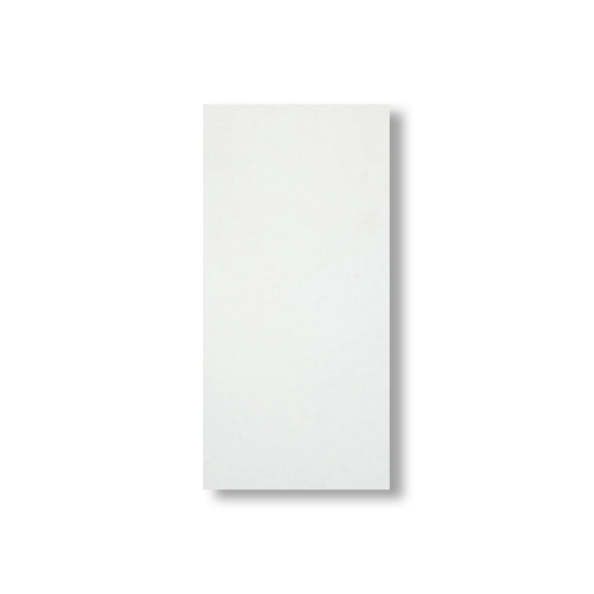3x6 Thassos White Marble Polished Tile - American Tile Depot