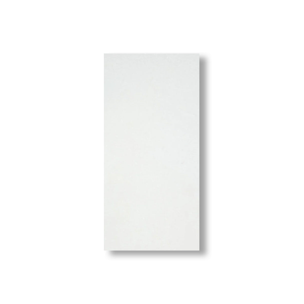 3x6 Thassos White Marble Polished Tile - American Tile Depot