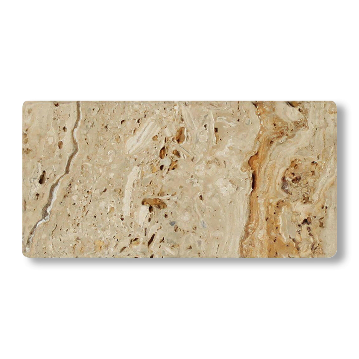 3x6 Valencia Travertine Tumbled Tile - American Tile Depot