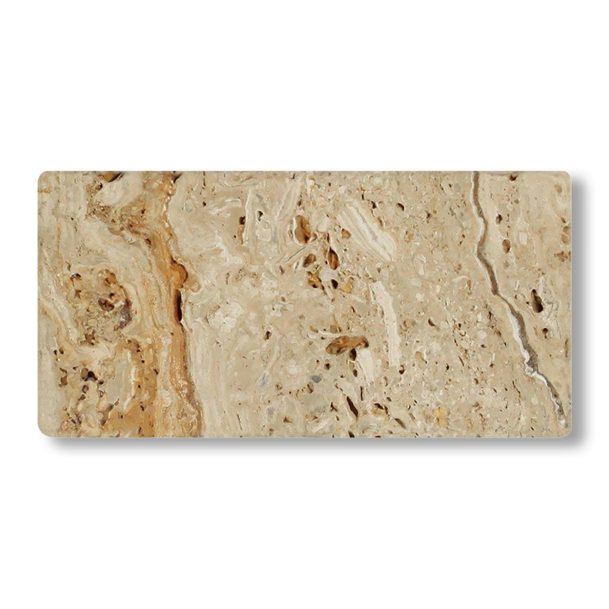3x6 Valencia Travertine Tumbled Tile - American Tile Depot