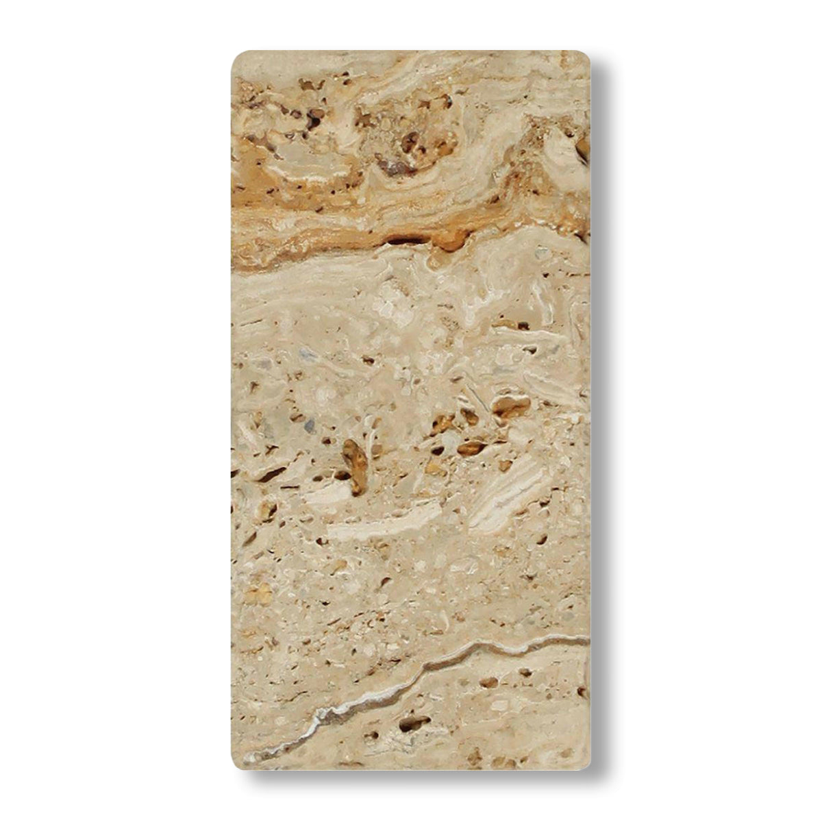 3x6 Valencia Travertine Tumbled Tile - American Tile Depot