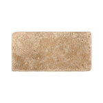 3x6 Walnut Travertine Tumbled Tile - American Tile Depot