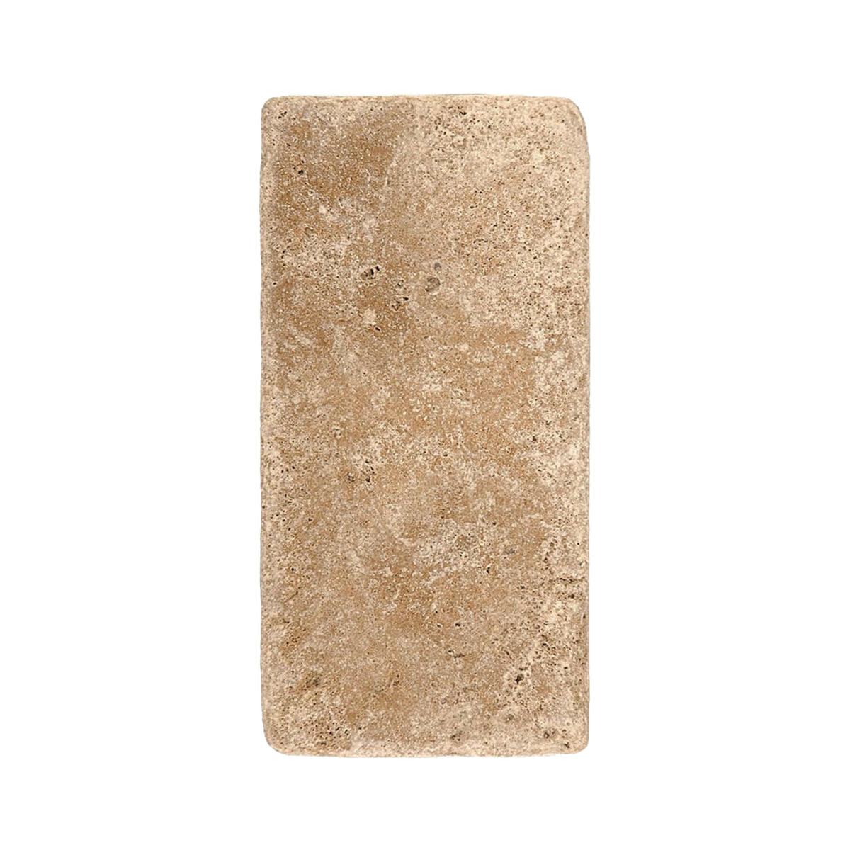 3x6 Walnut Travertine Tumbled Tile - American Tile Depot