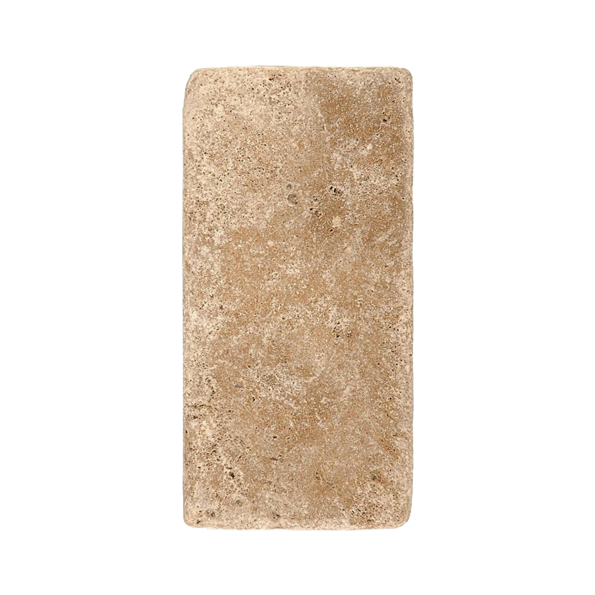 3x6 Walnut Travertine Tumbled Tile - American Tile Depot