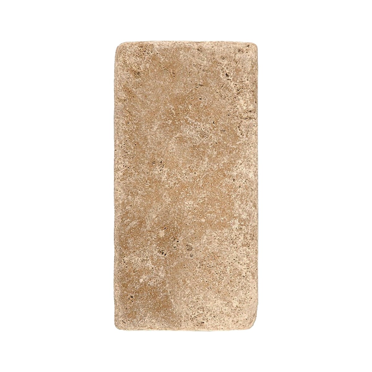 3x6 Walnut Travertine Tumbled Tile - American Tile Depot