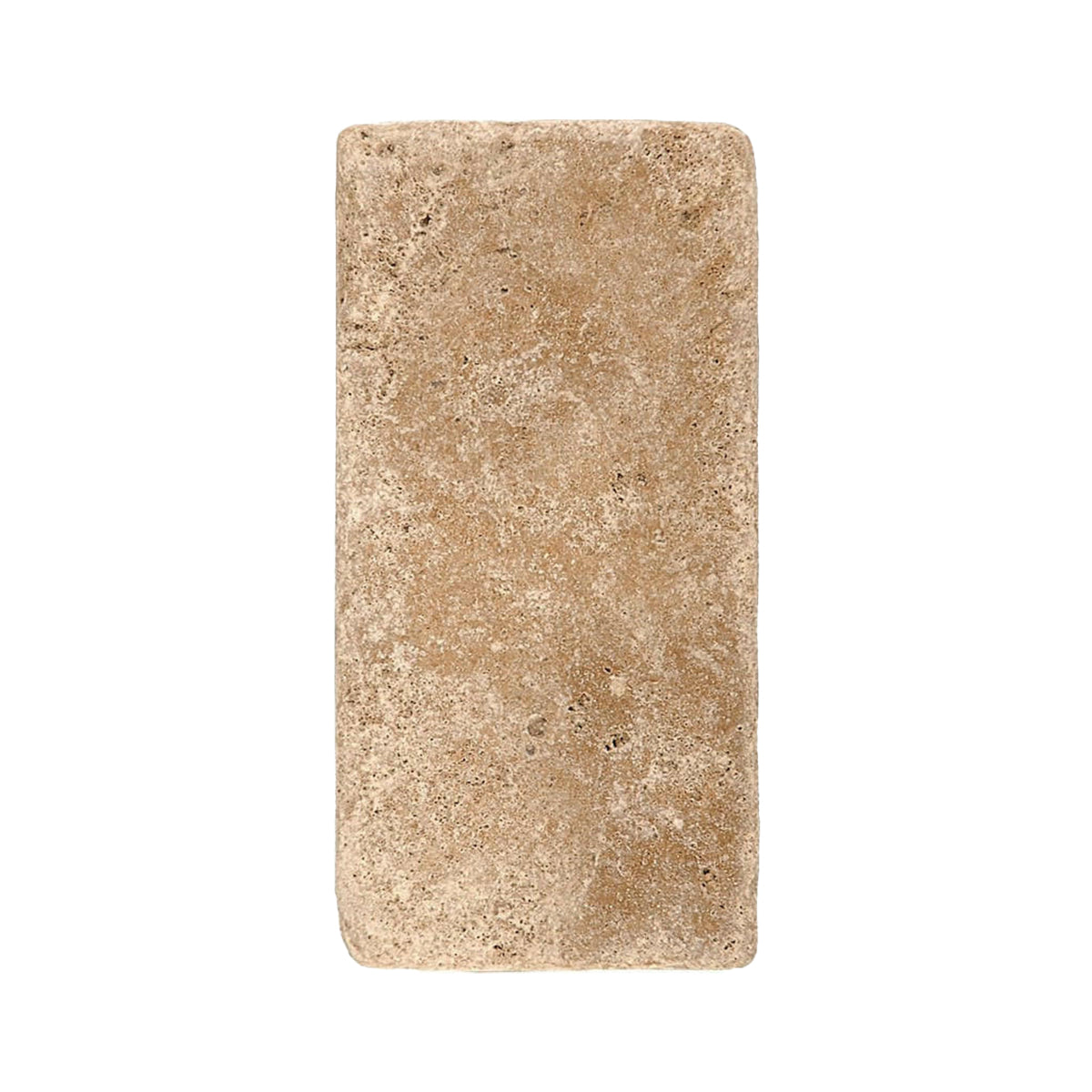 3x6 Walnut Travertine Tumbled Tile - American Tile Depot