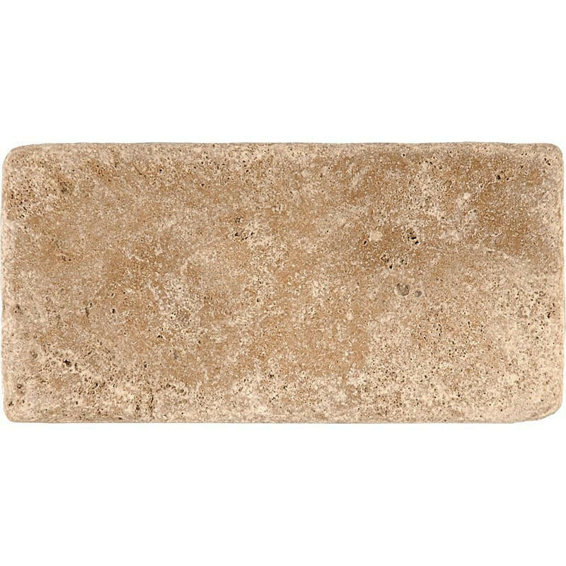 3x6 Walnut Travertine Tumbled Tile 3x6 Walnut Travertine Tumbled Tile - American Tile Depot