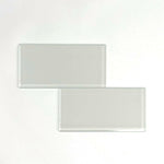 3x6 White Glass Subway Tile - Rainbow Series 3x6 White Glass Subway Tile - Rainbow Series - American Tile Depot