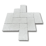 3x6 White Pearl / Botticino Marble Tumbled Tile 3x6 White Pearl / Botticino Marble Tumbled Tile - American Tile Depot