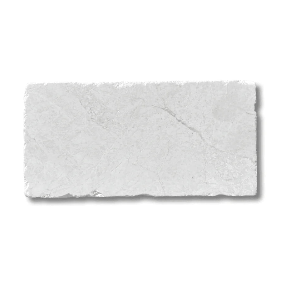 3x6 White Pearl / Botticino Marble Tumbled Tile 3x6 White Pearl / Botticino Marble Tumbled Tile - American Tile Depot