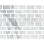 3x6 Italian Statuary White Marble Honed Tile-American Tile Depot