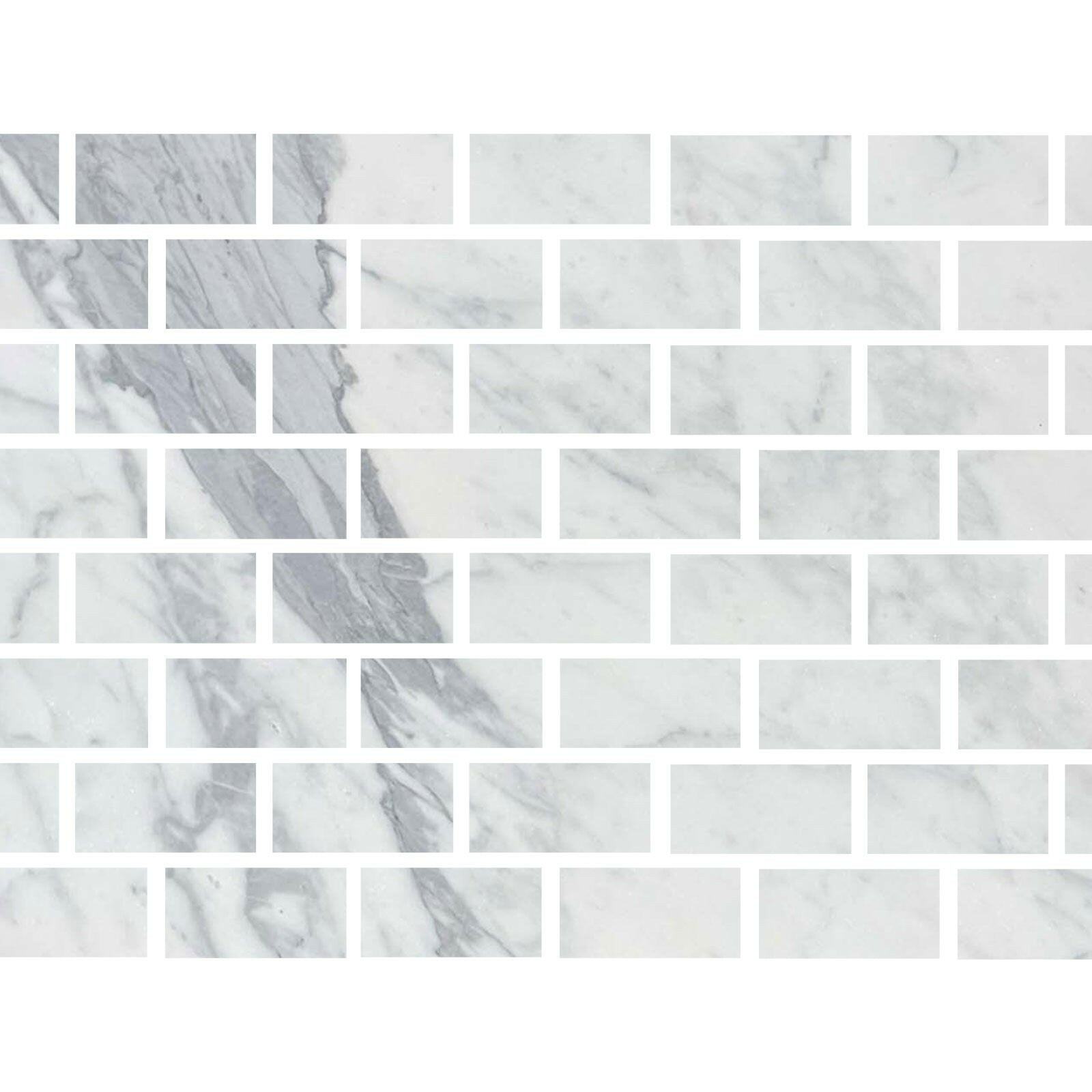 3x6 Italian Statuary White Marble Honed Tile-American Tile Depot