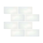 3x6 Thassos White Marble Honed Tile-American Tile Depot