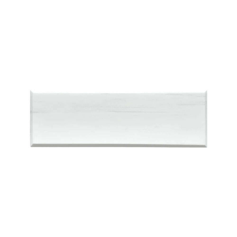 4 X 12 Bianco Dolomite Honed & Beveled Tile-American Tile Depot