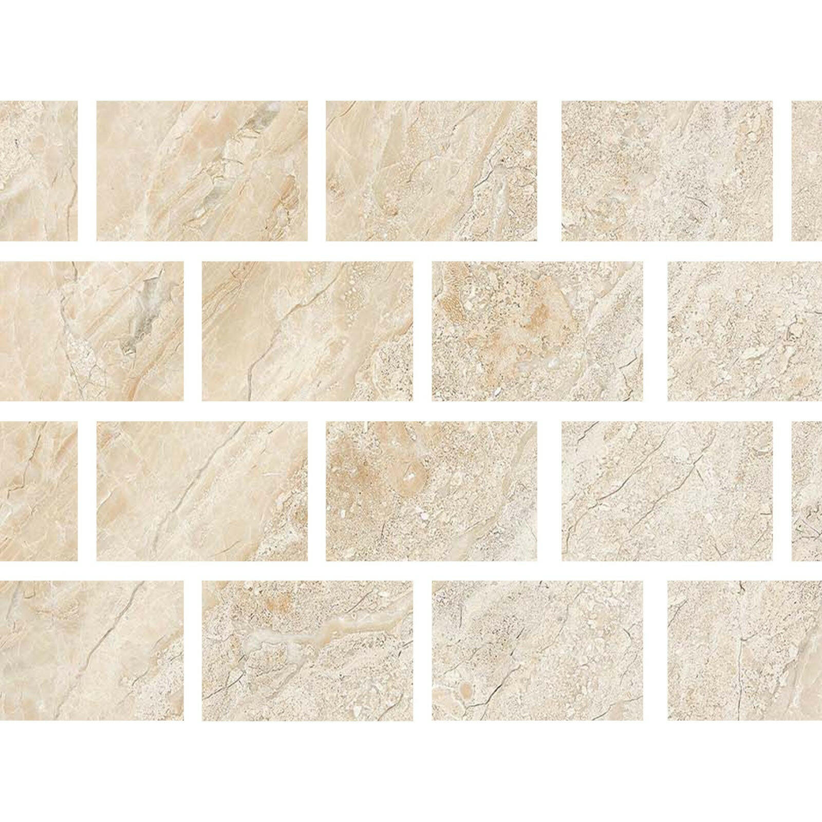 4 X 6 Diano Royal (Queen Beige) Marble Honed Tile-American Tile Depot