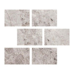4 X 6 Tundra Gray (Atlantic Gray) Marble Polished Tile-American Tile Depot