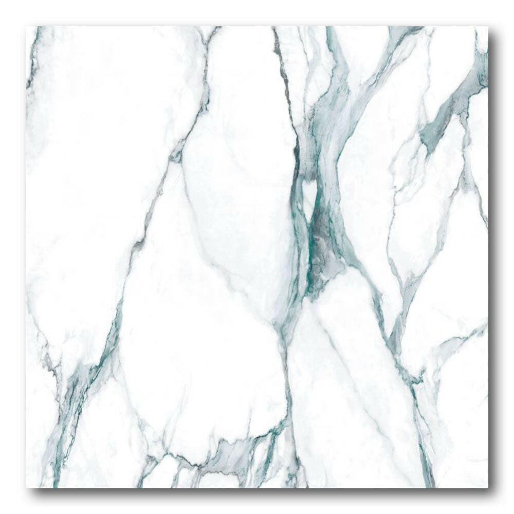48x48 Zyrelle Green Polished Marble Look Porcelain Tile