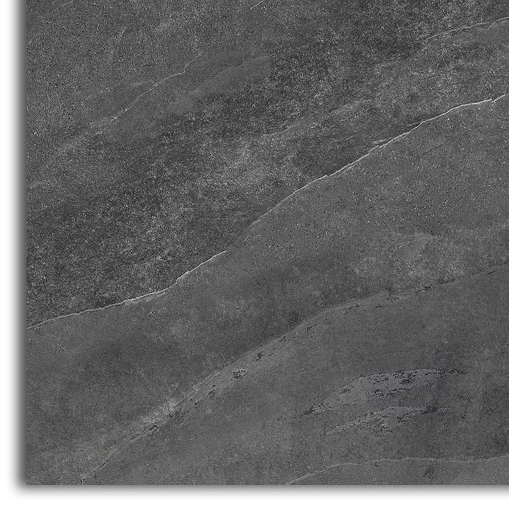 48x48 Pietra Ligure Anthracite Natural Stone Look Porcelain Tile
