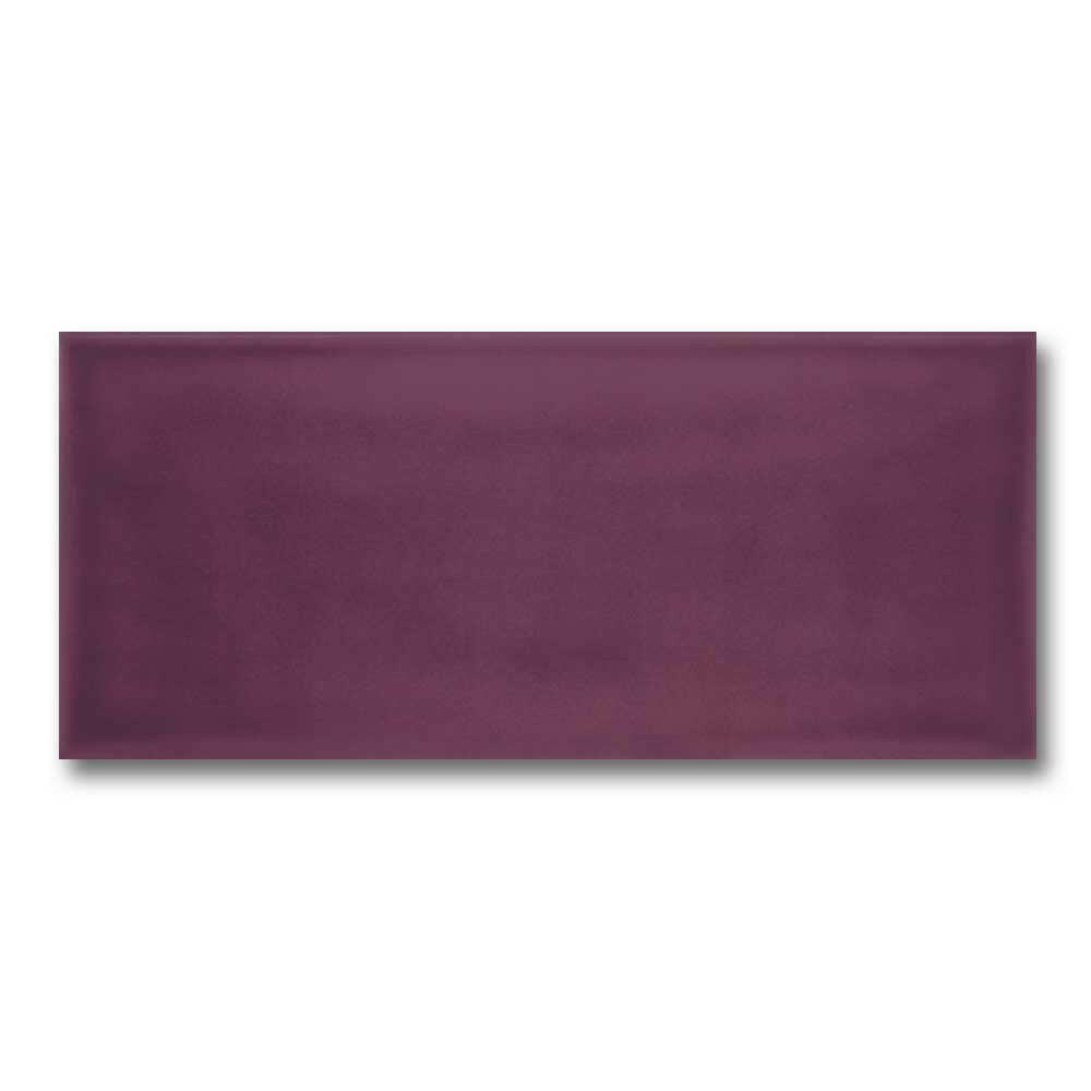 4x10 Brio Surface Burgundy Solid Look Glossy Ceramic Wall Tile 4x10 Brio Surface Burgundy Solid Look Glossy Ceramic Wall Tile - American Tile Depot