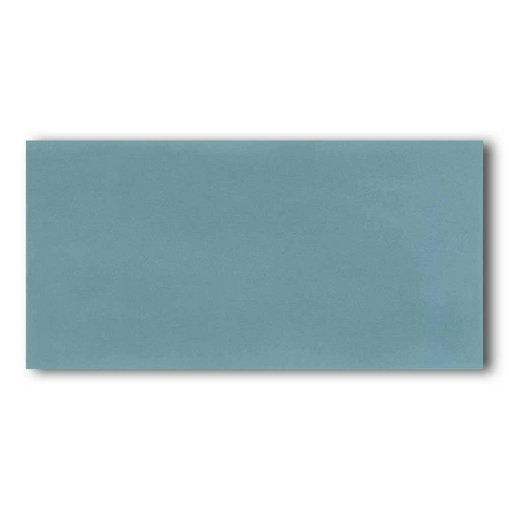 4x10 Faience Blue Steel Concrete Look Glossy Ceramic Wall Tile 4x10 Faience Blue Steel Concrete Look Glossy Ceramic Wall Tile - American Tile Depot
