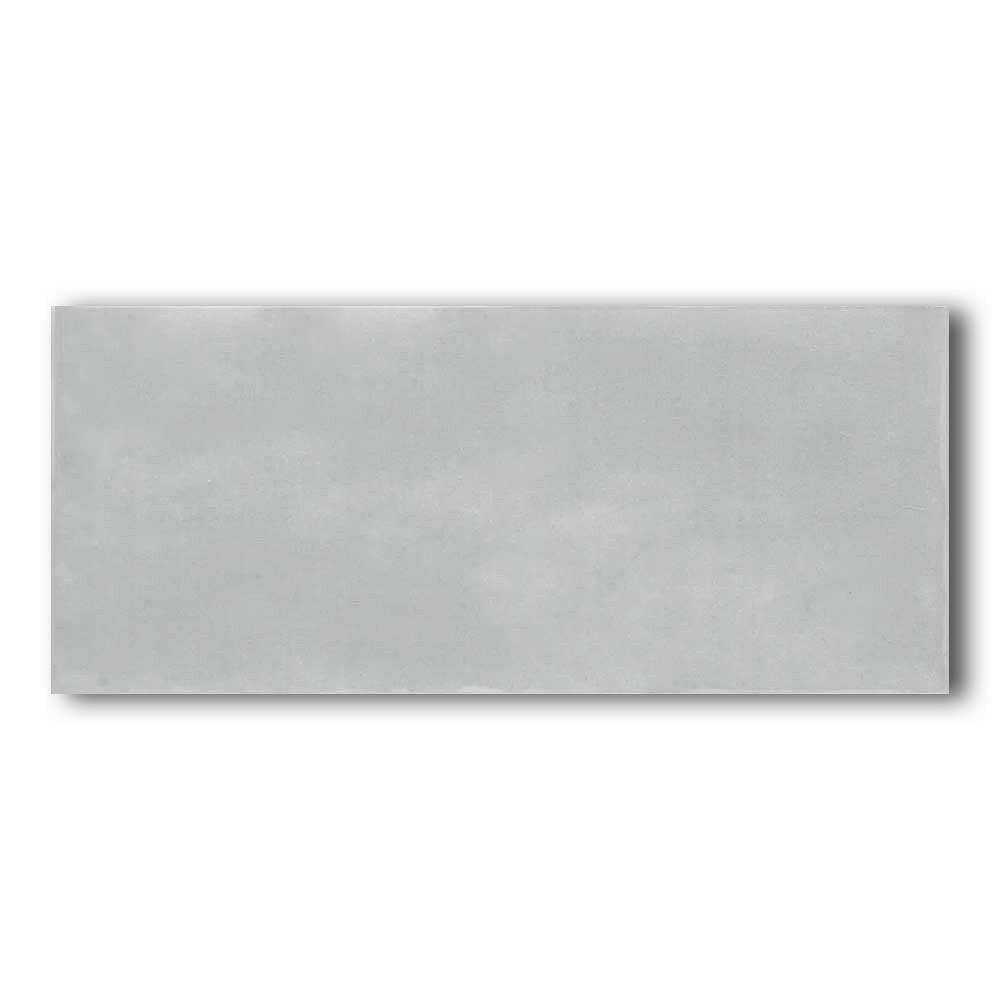 4x10 Faience Tender Gray Concrete Look Matte Ceramic Wall Tile