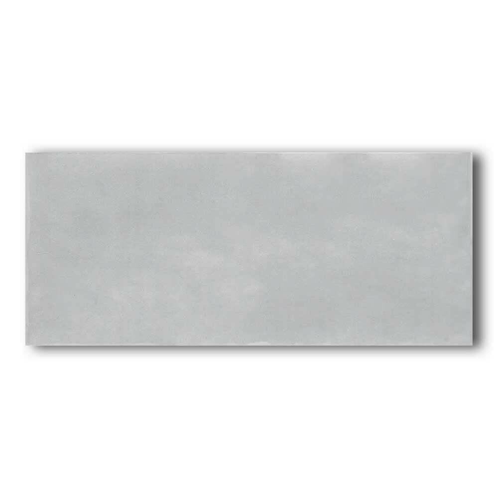 4x10 Faience Tender Gray Concrete Look Matte Ceramic Wall Tile