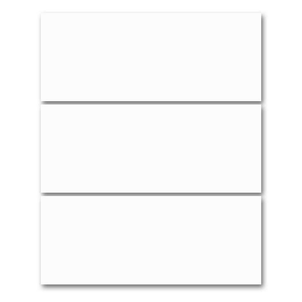 4x10 Palette Snow White Glossy Ceramic Wall Tile 4x10 Palette Snow White Glossy Ceramic Wall Tile - American Tile Depot