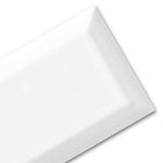 4×10 Strata White Ice Beveled Matte Ceramic Wall Tile 4×10 Strata White Ice Beveled Matte Ceramic Wall Tile - American Tile Depot
