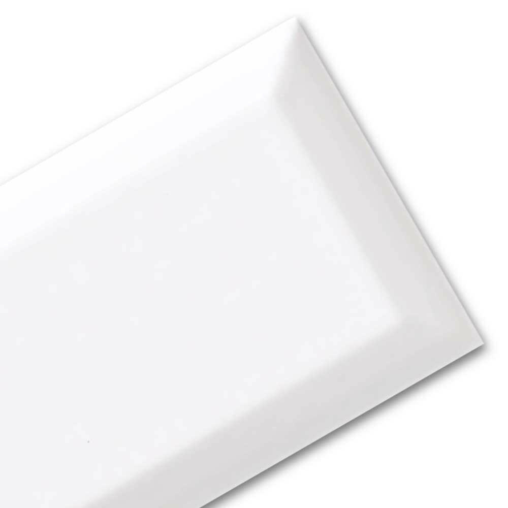 4×10 Strata White Ice Beveled Matte Ceramic Wall Tile 4×10 Strata White Ice Beveled Matte Ceramic Wall Tile - American Tile Depot