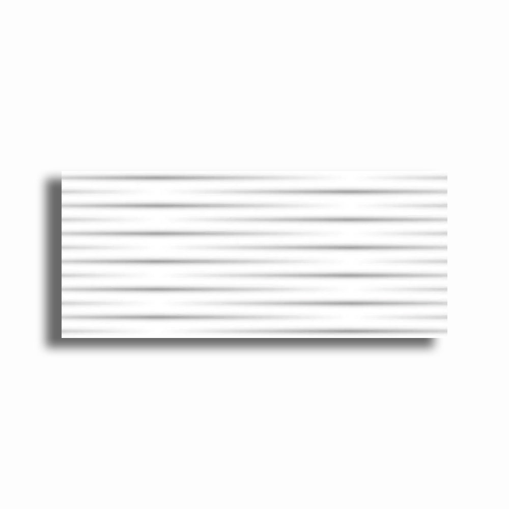 4x10 Strata White Ice Solid Color Wavy Textured Ceramic Wall Tile - American Tile Depot