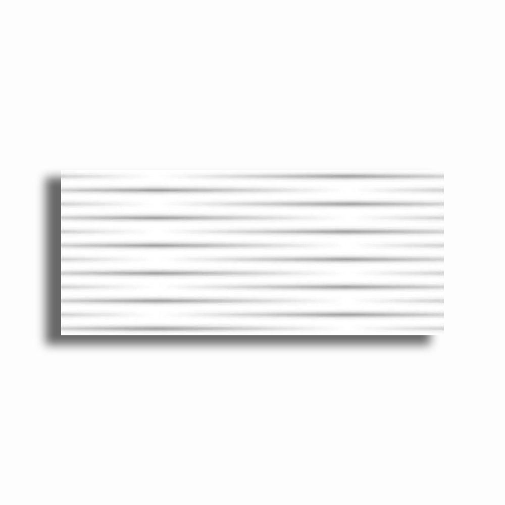 4x10 Strata White Ice Solid Color Wavy Textured Ceramic Wall Tile - American Tile Depot