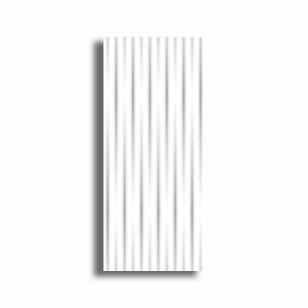 4x10 Strata White Ice Solid Color Wavy Textured Ceramic Wall Tile - American Tile Depot