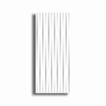 4x10 Strata White Ice Solid Color Wavy Textured Ceramic Wall Tile - American Tile Depot