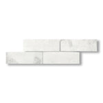 4x12 Bianco Congelato Dolomite Leathered Tile - American Tile Depot