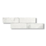 4x12 Bianco Congelato Dolomite Leathered Tile - American Tile Depot