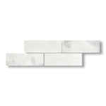 4x12 Bianco Congelato Dolomite Leathered Tile - American Tile Depot