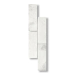 4x12 Bianco Congelato Dolomite Leathered Tile - American Tile Depot
