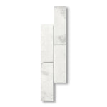 4x12 Bianco Congelato Dolomite Leathered Tile - American Tile Depot