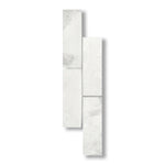 4x12 Bianco Congelato Dolomite Leathered Tile - American Tile Depot