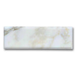 4x12 Calacatta Gold Marble Polished & Beveled Tile - American Tile Depot
