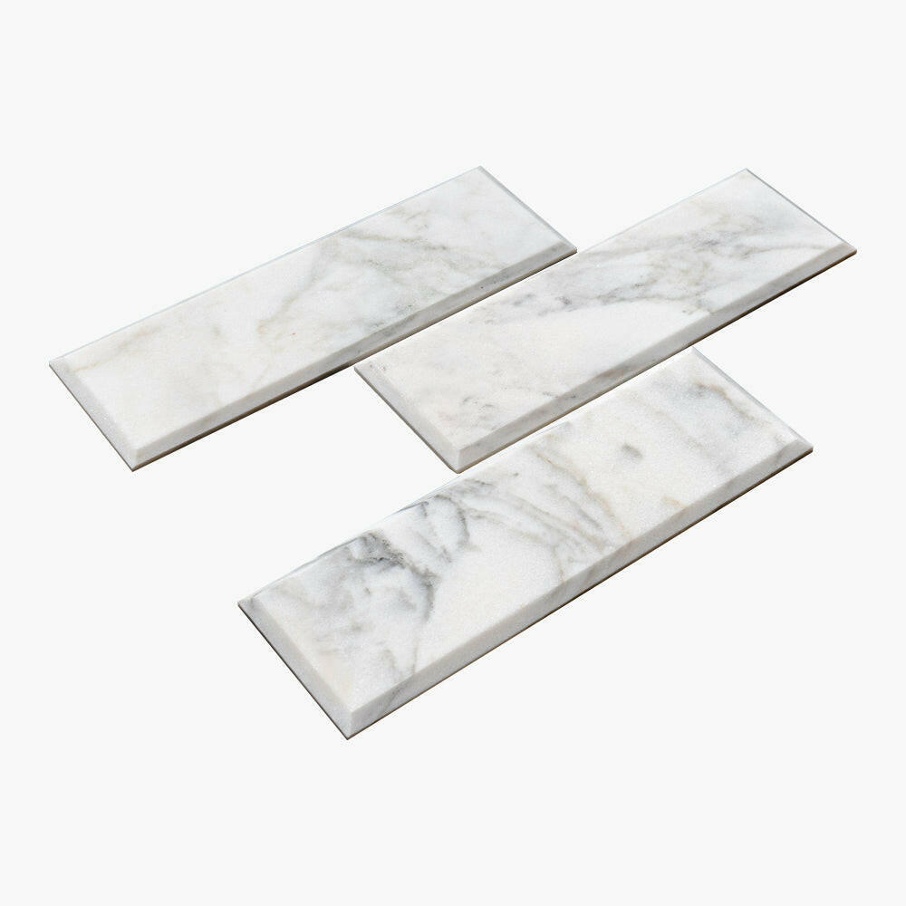 4x12 Calacatta Oliva Marble Honed & Beveled Tile 4x12 Calacatta Oliva Marble Honed & Beveled Tile - American Tile Depot