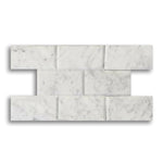 4x12 Carrara White Marble Polished & Beveled Tile - American Tile Depot