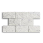 4x12 Carrara White Marble Polished & Beveled Tile - American Tile Depot