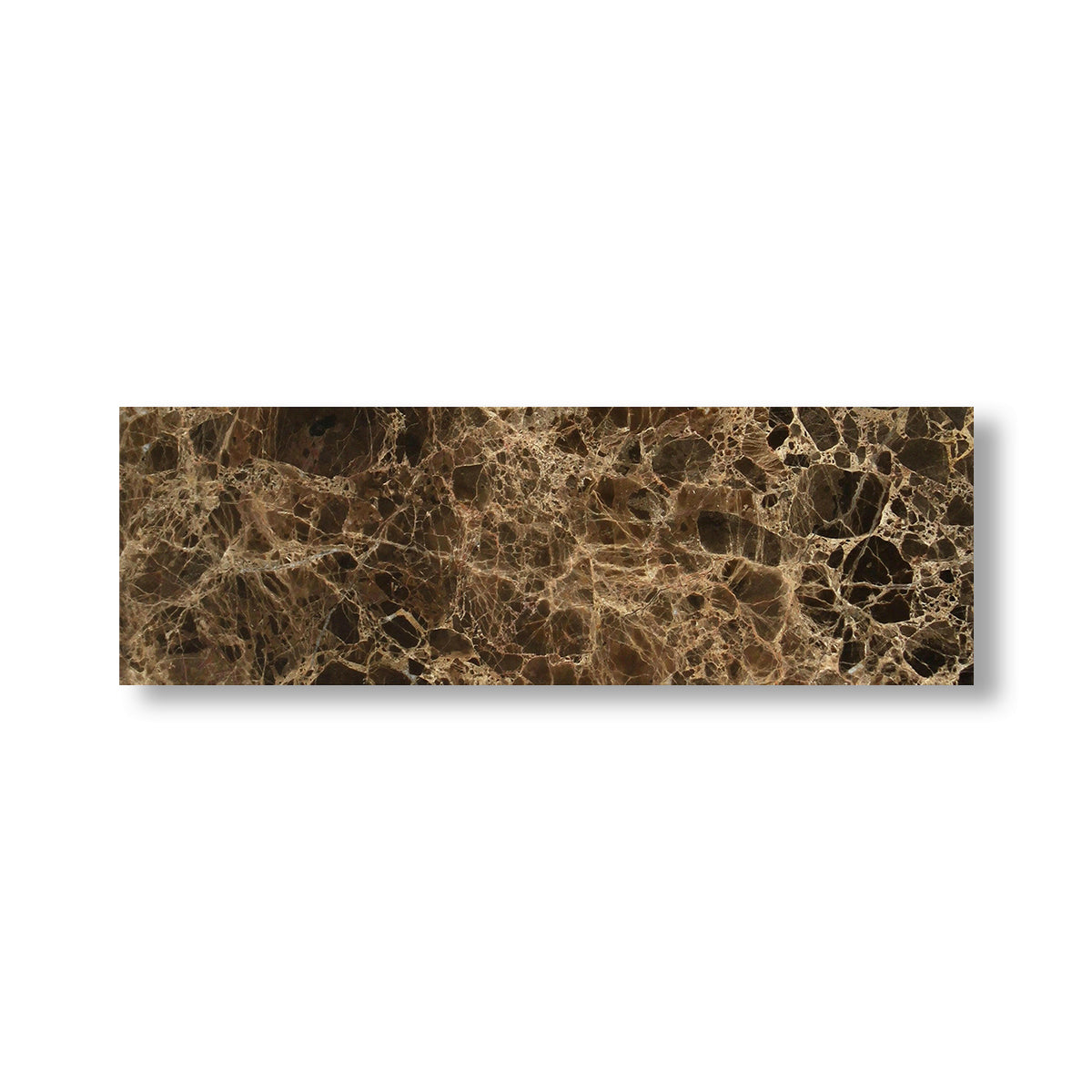 4x12 Emperador Dark Marble Polished Tile - American Tile Depot