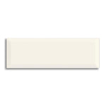 CLEARANCE - 4×12 Hawthrone Refined White Beveled Glossy Ceramic Wall Tile - American Tile Depot